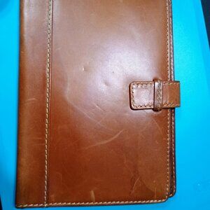 Fossil note book leather